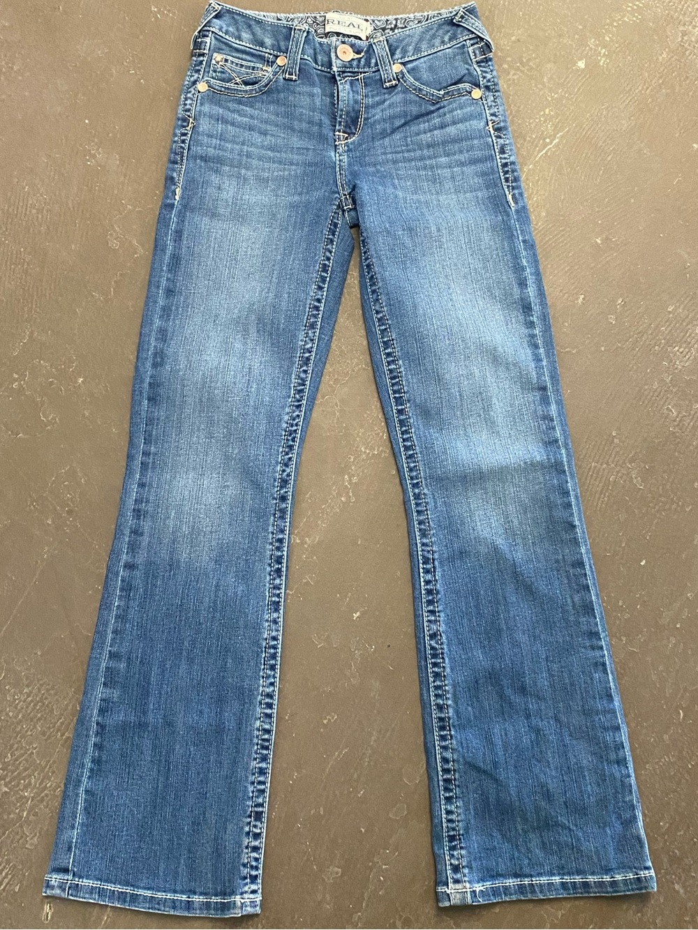 Ariat Blue Flared Kids Jeans